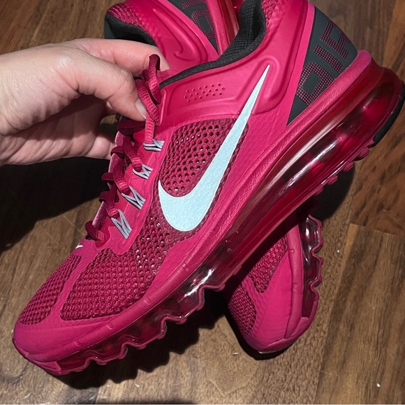 Nike Air Max 2013 in original box - Fuchsia Pink-Reflect Silver-Anthracite - Picture 10 of 15